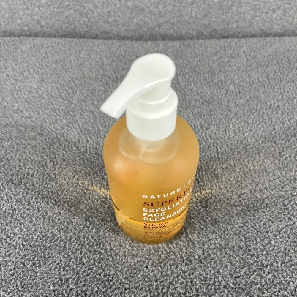 Nature Love Superfood Exfoliating Face Cleanser Vitamin C‎ Papaya 8 oz
